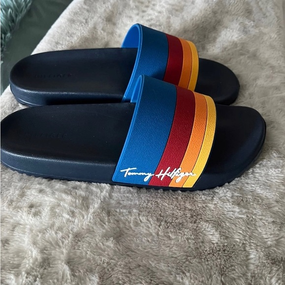 Tommy Hilfiger Roomie Slide Sandals - Imperial Blue - Picture 8 of 11